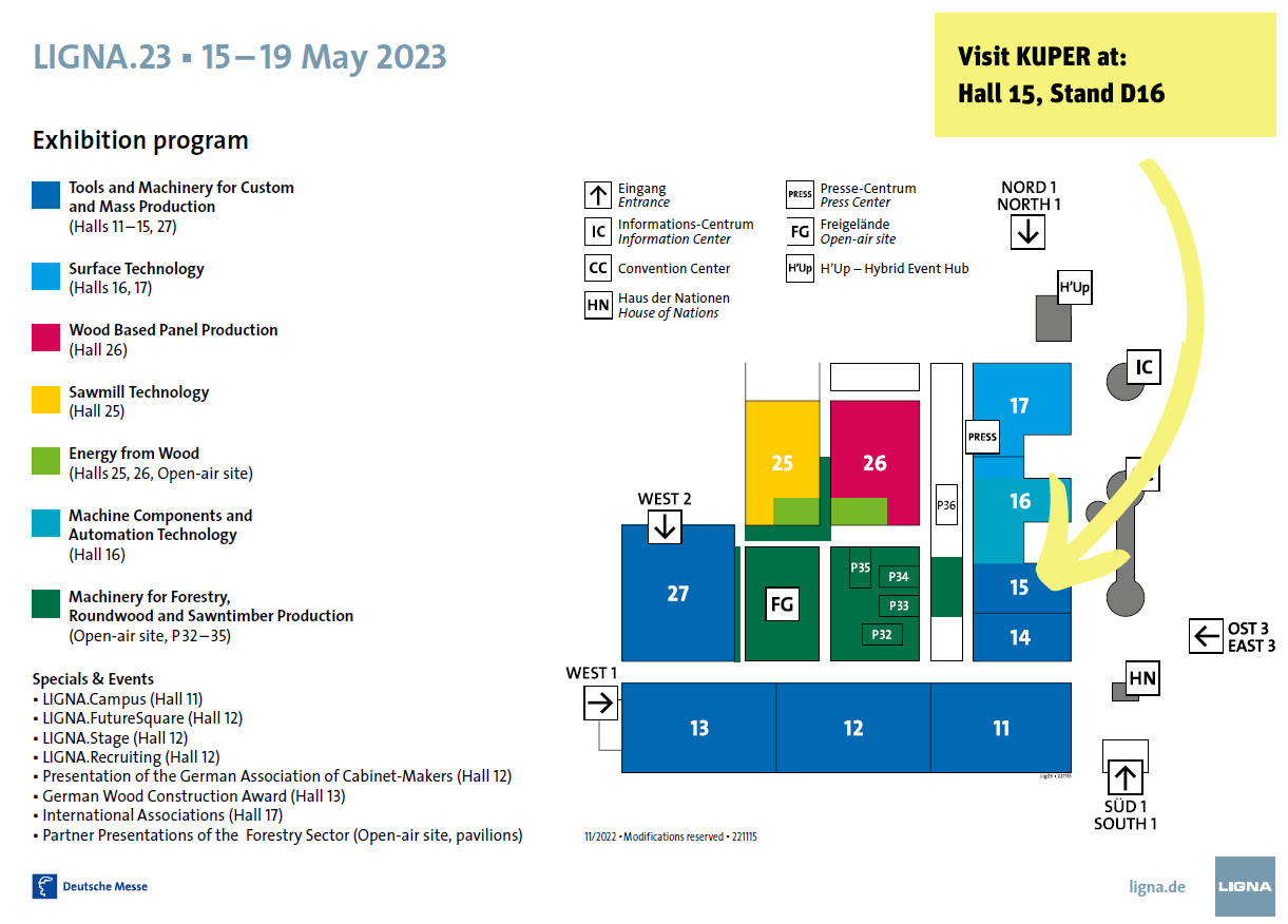 Visit KUPER at Hall 15, Stand D16